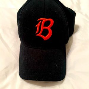 Baltimore Orioles “B” hat from 1955 series design. Size 7 5/8”. Doesn’t fit me.